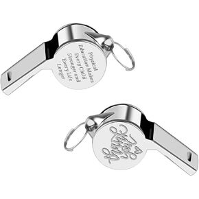 FOTAP PE Teacher Whistle Physical Education Makes Every Child Stronger and Every Life Longer Gift Thank you Gift