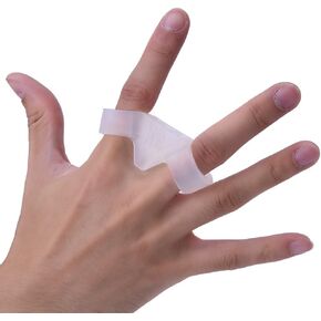 Basketball Shooting Aid, 2.1cm Diameter Basketball 3 Point Shooting Trainer Finger Training Aid Equipment Shoot Lock for Improving Shot and Form(L-Transparent for Height Over 185cm)