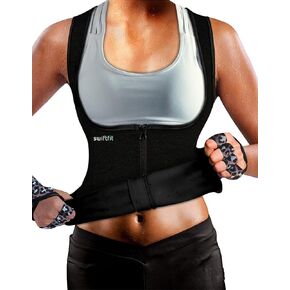 Womens Neoprene Waist Trainer Weight Loss Body Shaping Tank Top Sauna Suit Slimmer Vest
