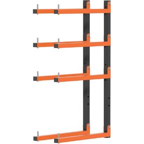 Lumber Storage Rack, [2024 Upgrade] Folding Lumber Rack Wall Mount, Heavy Duty Metal 8 Level-32 Inch Wood Storage Rack for Garage Storage Organization