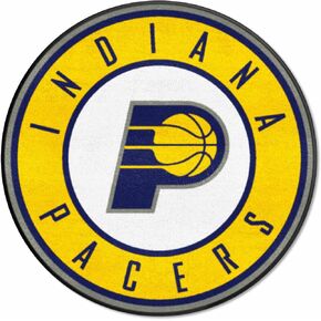 FANMATS 18837 NBA Indiana Pacers Roundel Mat , 27" Diameter