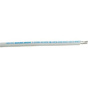 ANCOR MARINE GRADE 189303 Marine Grade Electrical Signal Tinned Boat Cable Wiring (20-Gauge, 25-Feet)