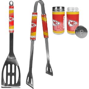 NFL Siskiyou Sports Fan Shop Kansas City Chiefs 2pc BBQ Set with Tailgate Salt & Pepper Shakers One Size Team Color