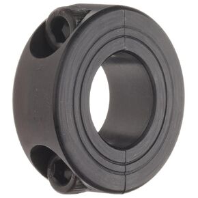 Ruland MSP-30-F Two-Piece Clamping Shaft Collar, Black Oxide Steel, Metric, 30mm Bore, 54mm OD, 15mm Width (Pack of 2)