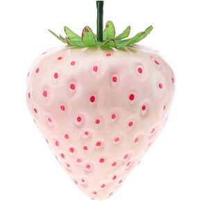 13inch Artificial Large Red Strawberry Oversize Fake Fruit Simulation Decoration for Home Kitchen Table Party Festivals Christmas Display