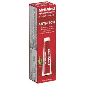 NeilMed Hydrocortisone 1% Anti Itch Cream with Aloe Vera. 2oz – Fast Relief Soothing and Calming - Ideal for Itching, Rashes, Redness, Inflamation & Other Skin Irritations