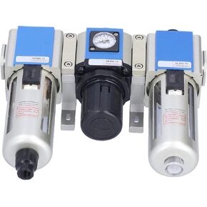 YWBL-WH 1/2" PT Air Filter, Regulator & Lubricator (FRL) Pneumatic Pressure Regulator Compressor 1.5MPa, Air Filter