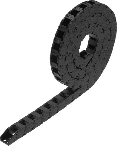 MECCANIXITY R38 10x11 مللي متر سحب سلسلة سلك كابل الناقل النايلون نوع مفتوح 1 متر مع موصلات نهاية لآلات التوجيه باستخدام الحاسب الآلي الكهربائية in Saudi Arabia