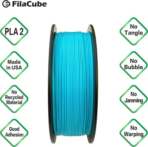 Skin/Flesh PLA 3D Printer 1.75mm Filament 1kg - FilaCube PLA 2 Light skin color tone 1.75 mm 1 kg 3D Printing plastic filament supply for human organ model body girl toy epidermis [Made in USA] in Saudi Arabia