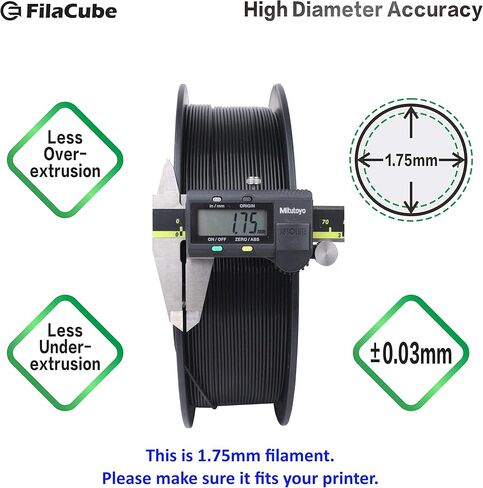 طابعة ثلاثية الأبعاد للبشرة/اللحم PLA 1.75 مم خيوط 1 كجم - FilaCube PLA 2 لون بشرة فاتح 1.75 مم 1 كجم إمداد خيوط بلاستيكية طباعة ثلاثية الأبعاد لنموذج الأعضاء البشرية لعبة فتاة البشرة [صنع في الولايات المتحدة الأمريكية] in Kuwait