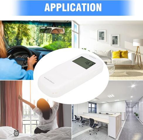 كاشف الفورمالديهايد عرض كشف مزدوج ألف بت جهاز اختبار جودة الهواء جهاز قياس جودة الهواء الرقمي جهاز قياس كاشف TVOC الداخلي جهاز قياس جودة الهواء in Kuwait