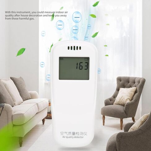كاشف الفورمالديهايد عرض كشف مزدوج ألف بت جهاز اختبار جودة الهواء جهاز قياس جودة الهواء الرقمي جهاز قياس كاشف TVOC الداخلي جهاز قياس جودة الهواء in Kuwait