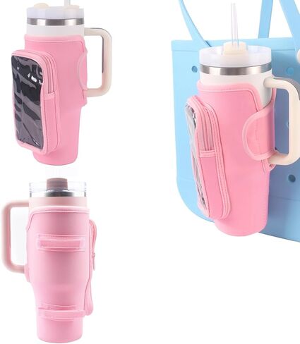 حامل مشروبات لحقيبة بوج، متوافق مع حقيبة بوج لتخزين الهاتف المحمول، ملحقات لحقيبة بوج الأصلية مقاس X كبير، حامل أكواب متوافق مع مغامرة ستانلي كوينشر in Kuwait