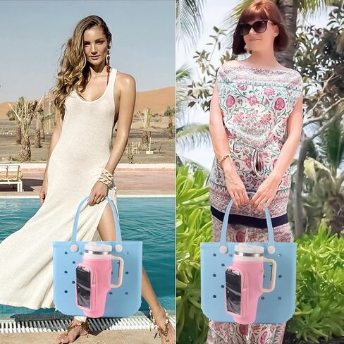 حامل مشروبات لحقيبة بوج، متوافق مع حقيبة بوج لتخزين الهاتف المحمول، ملحقات لحقيبة بوج الأصلية مقاس X كبير، حامل أكواب متوافق مع مغامرة ستانلي كوينشر in Kuwait