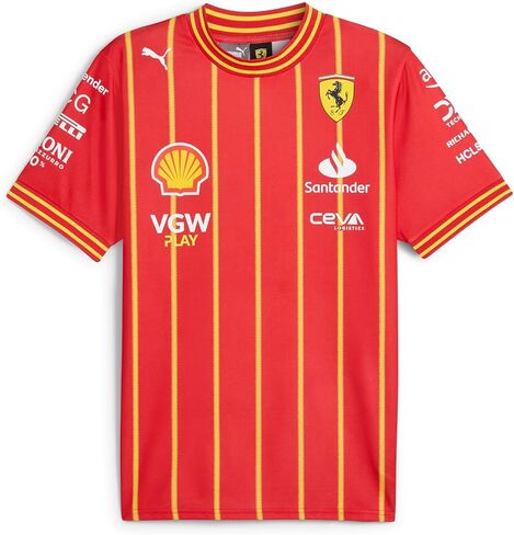 Scuderia Ferrari - Carlos Sainz Soccer Jersey - Men's Fit - Red in Saudi Arabia