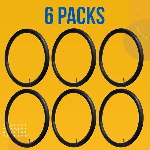 CALPALMY 26" Bike Inner Tube, (4 Packs/6 Packs) Replacement Bike Tires Tubes 26 x 1.75/1.95/2.125 with AV 32mm Valve, Fit for Mountain/Off Road Bike and Most Bicycle Tire Tubes in Kuwait