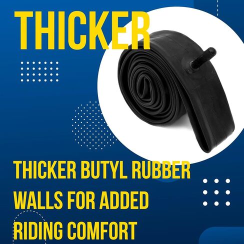 CALPALMY 26" Bike Inner Tube, (4 Packs/6 Packs) Replacement Bike Tires Tubes 26 x 1.75/1.95/2.125 with AV 32mm Valve, Fit for Mountain/Off Road Bike and Most Bicycle Tire Tubes in Kuwait