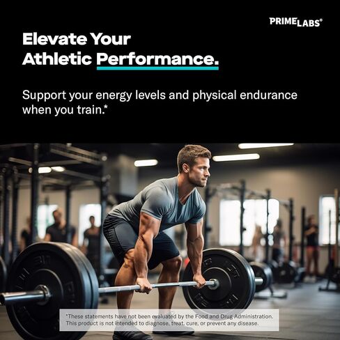 Prime Labs L Arginine Nitric Oxide - with L-Arginine 1500mg - Supports Blood Flow, Energy, Strength, Endurance - 60 Capsules in Saudi Arabia