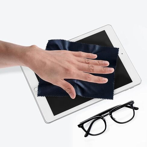 20 Pcs Microfiber Cleaning Cloths Large Glasses Cleaning Cloths Small Eyeglass Cleaner Cloths Cloth Eye Glasses Cleaner Wipes for Eyeglasses in Saudi Arabia