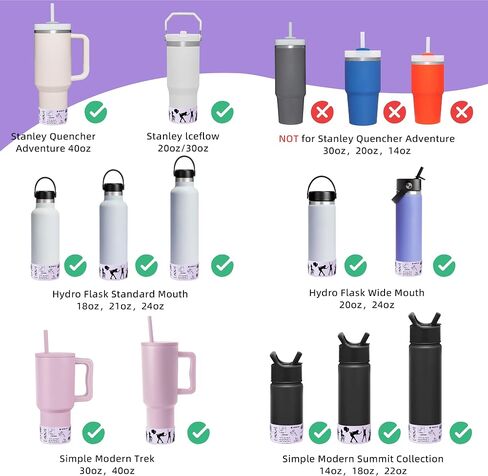 2pcs Stanley Cup Boot 40oz, Stanley Boot, Silicone Boot for Stanley 40oz, Hydro Flask Water Bottles Boot in Saudi Arabia