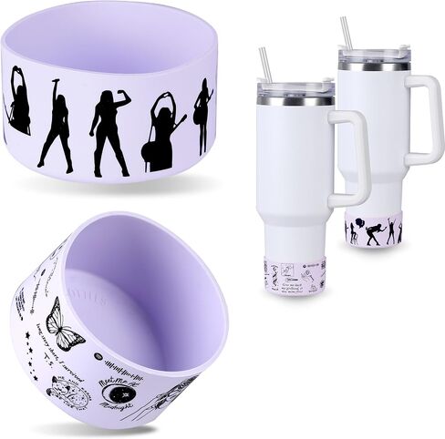 2pcs Stanley Cup Boot 40oz, Stanley Boot, Silicone Boot for Stanley 40oz, Hydro Flask Water Bottles Boot in Saudi Arabia