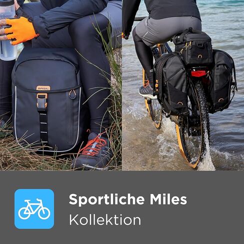 باسيل مايلز Xl Pro Pannier 9-36l مع عاكسات مقاس واحد in Saudi Arabia