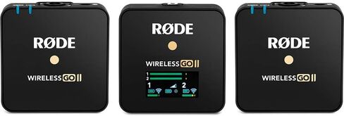 Rode Wireless GO II 2-Person Compact Wireless Mic System/Recorder Bundle with 2X Omnidirectional Lavalier Microphone in Saudi Arabia