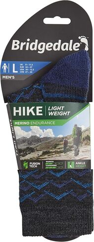 Bridgedale Men's Lightweight Ankle Height-Merino Endurance Socks in Saudi Arabia