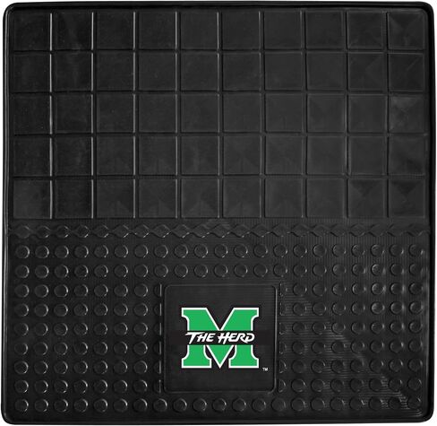 FANMATS 13221 NCAA Marshall Thundering Herd Back Row Utility Car Mats - 2 Piece Set, 14in. x 17in., All Weather Protection, Universal Fit, Deep Resevoir Design, Molded Team Logo in Saudi Arabia