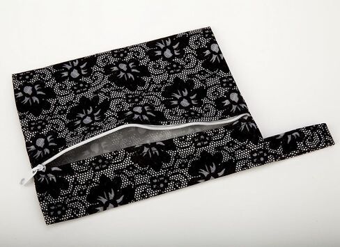 قطعتان من حقيبة مبللة صغيرة قابلة لإعادة الاستخدام لفوط الحيض القماشية/وسادات الثدي، 7 × 5.5 بوصة (2MN2) in Kuwait
