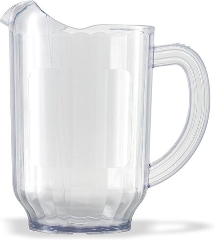 Carlisle FoodService Products Versapour Clear Pitcher Tall Pitcher for Restaurants, Catering, Kitchens, Plastic, 60 Ounces, Clear in Saudi Arabia