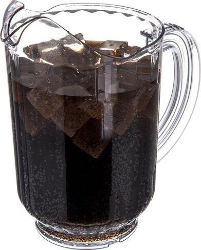 Carlisle FoodService Products Versapour Clear Pitcher Tall Pitcher for Restaurants, Catering, Kitchens, Plastic, 60 Ounces, Clear in Saudi Arabia