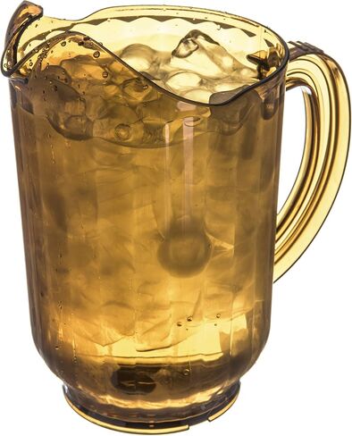 Carlisle FoodService Products Versapour Clear Pitcher Tall Pitcher for Restaurants, Catering, Kitchens, Plastic, 60 Ounces, Clear in Saudi Arabia