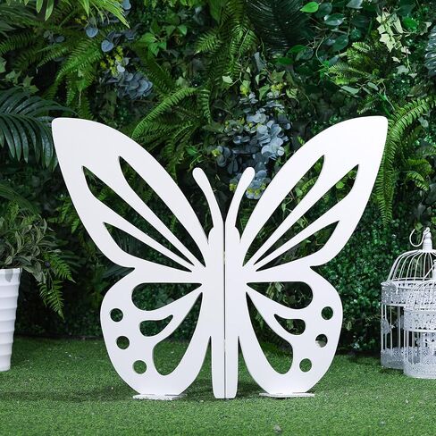 Large Size Wooden Butterfly Decor Butterfly Craft Butterfly Wood Decoupage Butterfly Shape Slices Birthday Wedding Baby Shower DIY Decorations (Light Pink,46.85 x 62.2 Inches) in Saudi Arabia