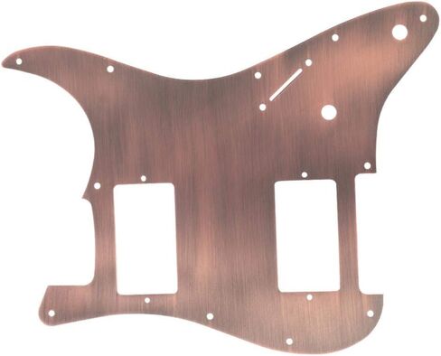 Pickguard, RiToEasysports Guitars Copper Pickguard & Back Plate Cavity Cover for ST Guitar Pickguard Stratocaster Double Humbuckers in Saudi Arabia
