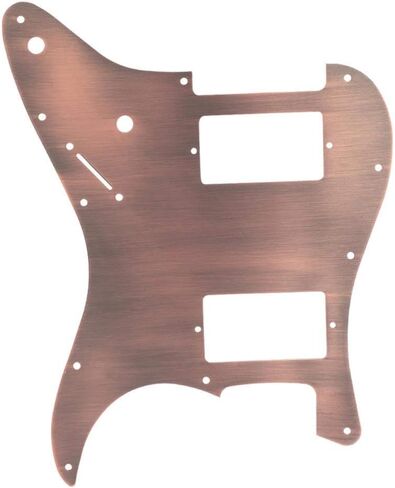 Pickguard, RiToEasysports Guitars Copper Pickguard & Back Plate Cavity Cover for ST Guitar Pickguard Stratocaster Double Humbuckers in Saudi Arabia