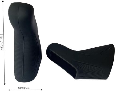 أغطية غطاء محرك السيارة لـ Sram 11/12S Red Force ETAP ASX أغطية فرامل الطريق من السيليكون لمقود الدراجة، زوج واحد أسود in Kuwait