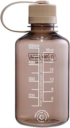 Nalgene Sustain Tritan BPA-Free Water Bottle Made with Material Derived from 50% Plastic Waste, 16 OZ, Narrow Mouth in Saudi Arabia