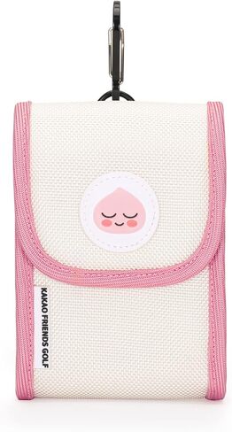 KAKAO FRIENDS GOLF Basic Solid Rangefinder Case, with Carabiner Clip (Apeach) in Saudi Arabia