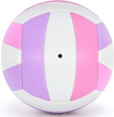 Soft Touch Volleyball Kit - Official Size 5 PU Leather Volleyball - for Outdoor/Indoor Play/Beach Game/Gym Training for Youth Teens Children Practice Volleyballs with Small Pump in Saudi Arabia