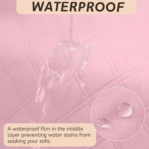 Arfntevss أغطية الأريكة المقسمة على شكل حرف L مجموعة غطاء أريكة مقاوم للماء مجموعة غطاء مبطن عالمي 5 قطع على شكل حرف U غطاء أريكة غير قابل للانزلاق حامي أثاث غرفة المعيشة (رمادي فاتح، كبير) in Kuwait