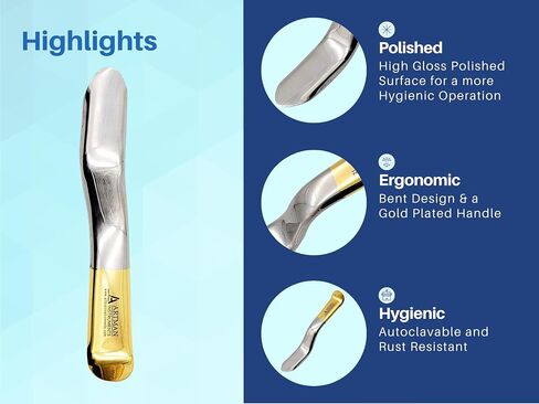 أدوات طب الأسنان الجراحية المطلية بالذهب من مينيسوتا، أدوات أرتمان (3) in Kuwait