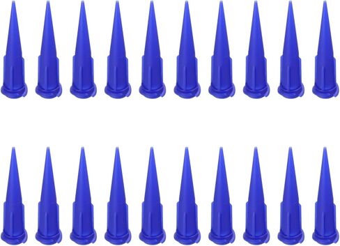 PATIKIL 25Ga Tapered Tip Dispensing Needle, 50Pcs Plastic Needle Tube Blunt Tips with Luer Lock for Glue Oil Applicator, Red in Saudi Arabia