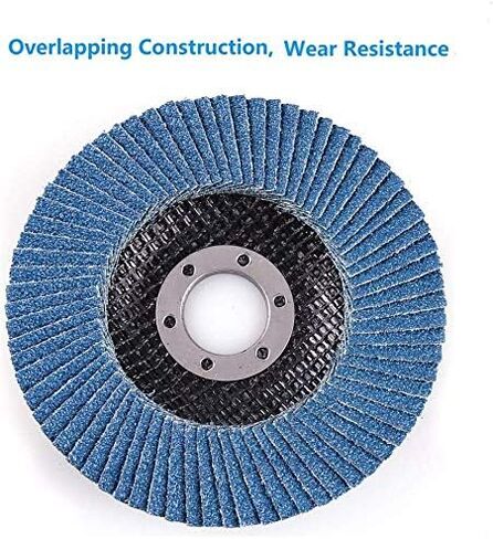 قرص قلاب من أكسيد الألومنيوم من MYOYAY، 50 حزمة من قرص الصنفرة الكاشطة الصناعية، 40 حبيبة، عجلة طحن كاشطة صناعية عالية الكثافة، 5 بوصات عجلة من ورق الصنفرة لتلميع المعادن المصنوعة من الفولاذ المقاوم للصدأ والخشب in Kuwait