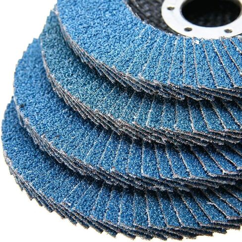 قرص قلاب من أكسيد الألومنيوم من MYOYAY، 50 حزمة من قرص الصنفرة الكاشطة الصناعية، 40 حبيبة، عجلة طحن كاشطة صناعية عالية الكثافة، 5 بوصات عجلة من ورق الصنفرة لتلميع المعادن المصنوعة من الفولاذ المقاوم للصدأ والخشب in Kuwait