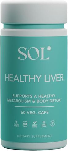 Healthy Liver Supplement: Cleanse Supplement for Liver Health, Encourages Liver Enzymes Production, Increased Metabolism, 60 Easy-to-Swallow Capsules in Saudi Arabia