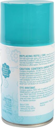 14081 Air Freshener Refill Metered Aerosol Can, Pack of 12 (12, Turquoise - Ocean Scent) in Kuwait