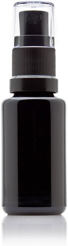 Infinity Jars 20 ml (.67 fl oz) Black Ultraviolet Glass Fine Mist Spray Bottle in Saudi Arabia