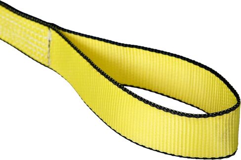 Mazzella Lifting Technologies 5000-2786 EE1-902 Edgeguard Nylon Web Sling, Eye-and-Eye, Yellow, 1 Ply, 3' Length, 2" Width, 10" Flat Eyes, 3200 lbs Vertical Load Capacity in Saudi Arabia