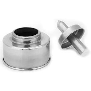 200ml Stainless Steel Alcohol Lamp Thickened Anti Explosion Laboratory Chemistry Alcohol Burner Dental Lad Lamp